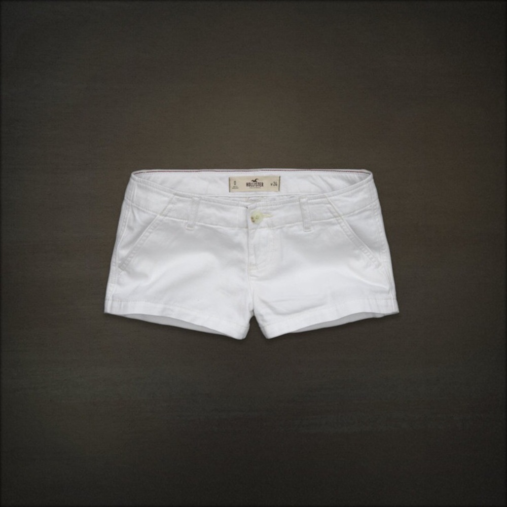 white jean shorts